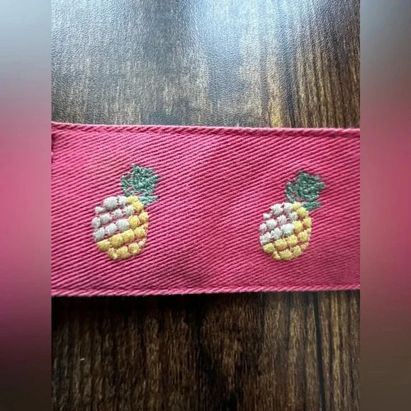 J.Crew | unisex pineapple ribbon belt. Size: M/L - Picture 3 of 9